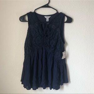 NWT L Arizona Jean Co Sleeveless Top